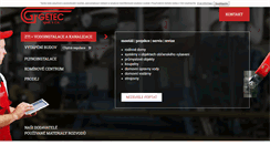 Desktop Screenshot of getec.cz